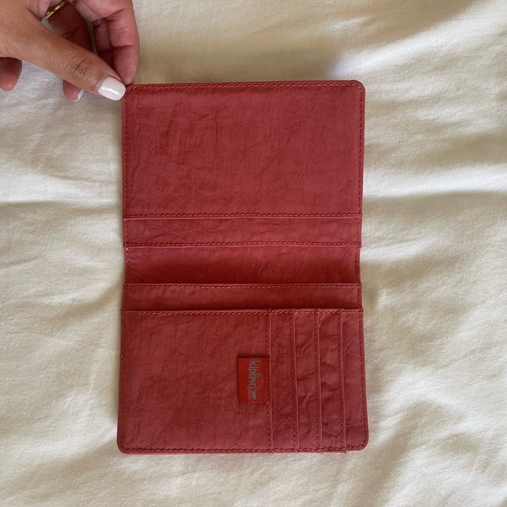 Kipling Coral Passport Holder